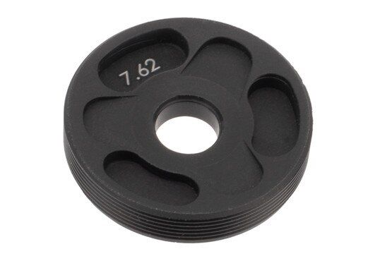 Odin Works 308 endcap for the enduro suppressor is coated black